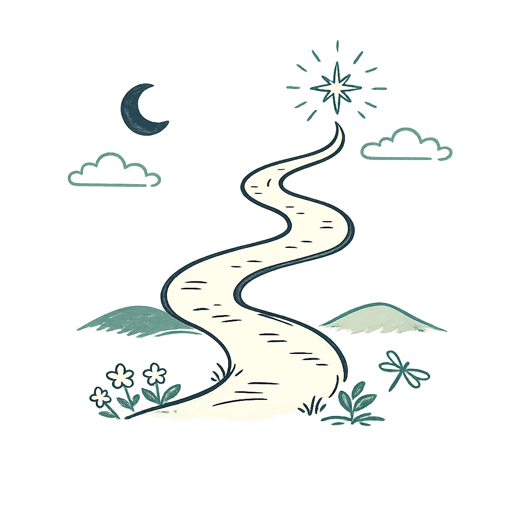 Illustration: a path unfolding